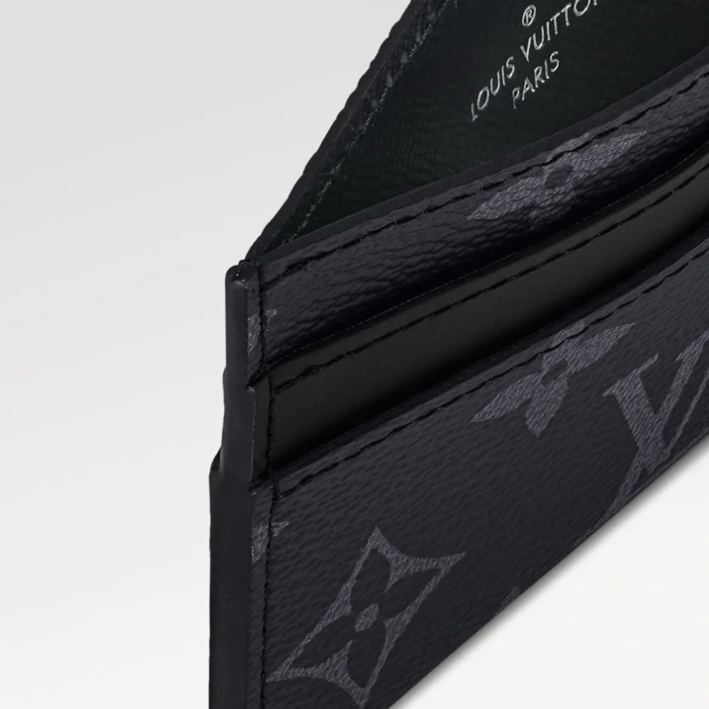 Louis Vuitton Double card holder black monogram